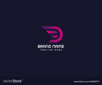d modern letter logo d modern letter logo