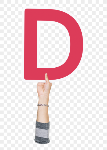 D sign png hand holding | Free PNG - rawpixel