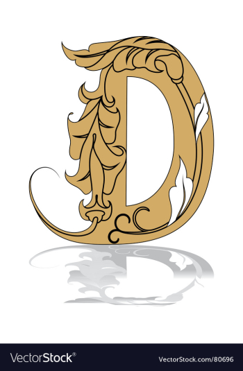 D vector image D vector image