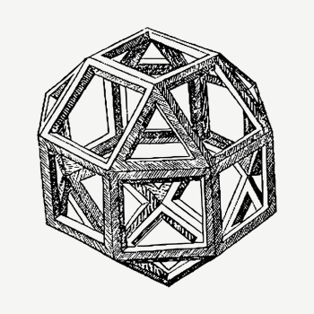 Da Vinci's Rhombicuboctahedron drawing, vintage | Free PSD - rawpixel Da Vinci's Rhombicuboctahedron drawing, vintage | Free PSD - rawpixel