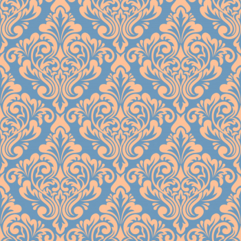 Damask seamless pattern background. classical luxury old fashioned damask ornament Free Vector