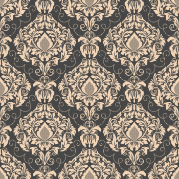 Damask seamless pattern background. classical luxury old fashioned damask ornament Free Vector