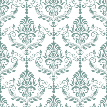 Damask seamless pattern background. classical luxury old fashioned damask ornament Free Vector