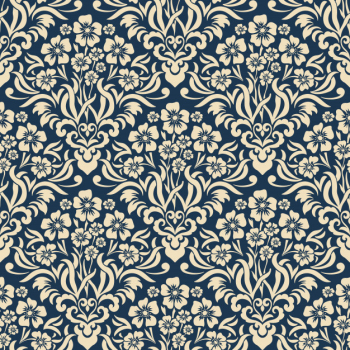 Damask seamless pattern background Free Vector