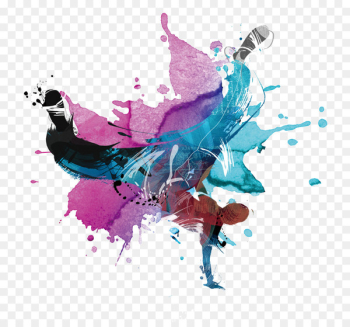 Dance Graffiti Rapper - Colorful hip-hop Dance Graffiti Rapper - Colorful hip-hop