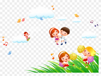 Dance Musical Note Cartoon Child - Children Background Png Dance Musical Note Cartoon Child - Children Background Png
