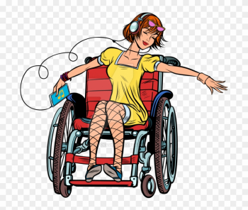 Dancing Girl In A Wheelchair By Studiostoks - Girl In Wheelchair Character Dancing Girl In A Wheelchair By Studiostoks - Girl In Wheelchair Character