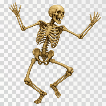 Dancing Skeleton Illustration Dancing Skeleton Illustration
