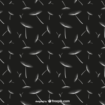 Dandelions pattern background Dandelions pattern background