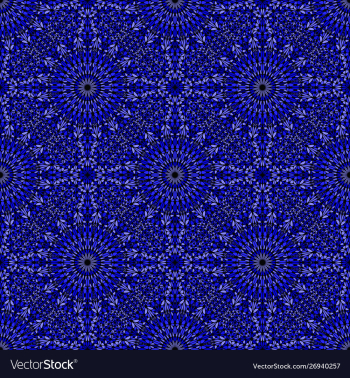 Dark blue floral pattern background - abstract vector image Dark blue floral pattern background - abstract vector image