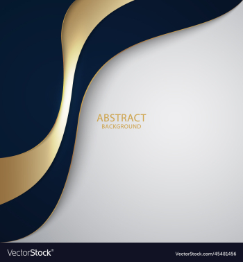 dark blue with elegant gold lines abstract backgro