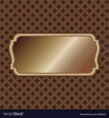 Dark-gold-label vector image Dark-gold-label vector image