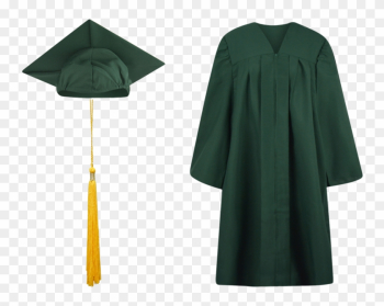 Dark Green - Graduation Cap & Gown Dark Green - Graduation Cap & Gown