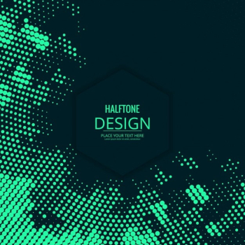 Dark green halftones background Dark green halftones background