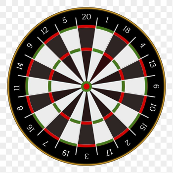 Dartboard png sticker, entertainment illustration | Free PNG - rawpixel