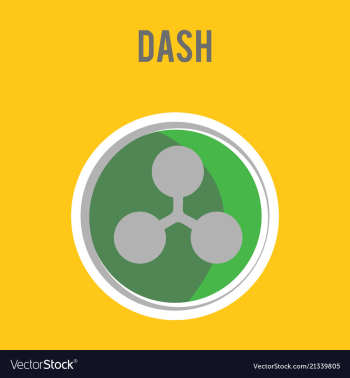 Dash accepted sign emblem 3d isometric physical vector image Dash accepted sign emblem 3d isometric physical vector image