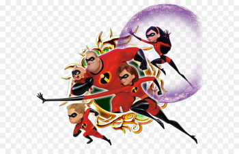 Dash Elastigirl Violet Parr Mr. Incredible Jack-Jack Parr - str insignia 