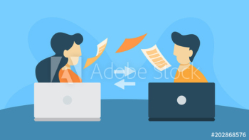 Data transfer illustration Data transfer illustration