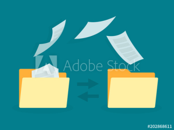 Data transfer illustration Data transfer illustration