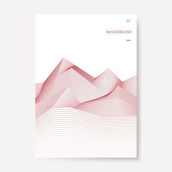 Data visualization dynamic wave pattern vector Data visualization dynamic wave pattern vector