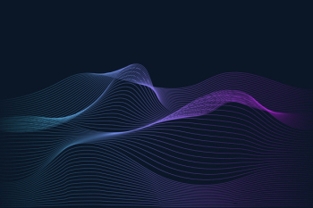Data visualization dynamic wave pattern vector Data visualization dynamic wave pattern vector