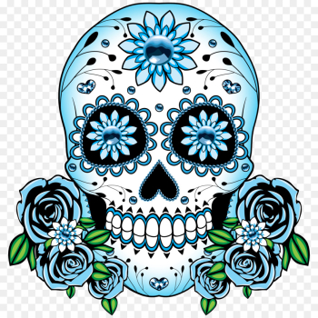 Day Of The Dead Skull - skull png download - 2057*2057 - Free ...