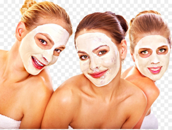 Day spa Facial Massage Pedicure - Woman with mask Day spa Facial Massage Pedicure - Woman with mask