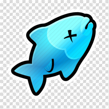 Dead, fish, food icon