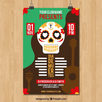 Deads' day skeleton poster Deads' day skeleton poster