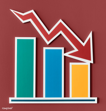 Declining business report bar chart | Free stock photo - 402190 Declining business report bar chart | Free stock photo - 402190
