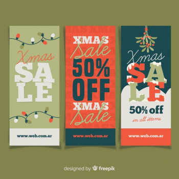 Decoration christmas sale banner pack Decoration christmas sale banner pack