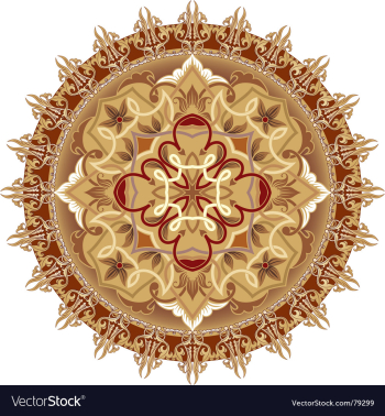 Decorative background vector image Decorative background vector image