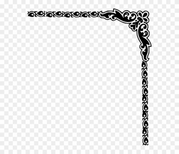 Decorative Border Png Transparent Images - Corner Border Design Png