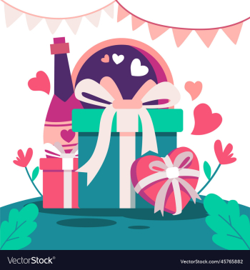decorative festive objects for holiday greetings