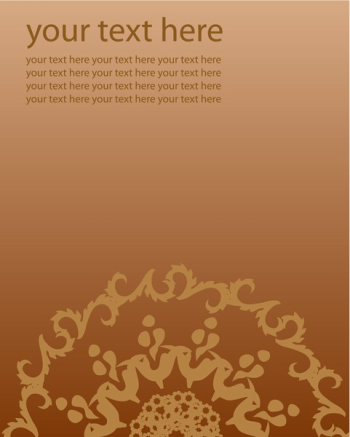 Decorative floral background Decorative floral background