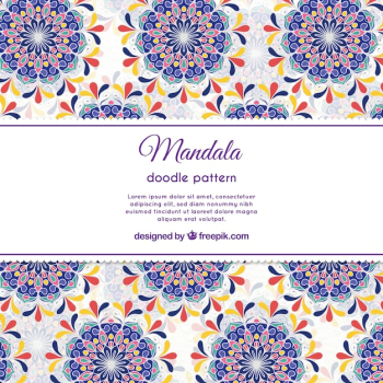 Decorative flower pattern Decorative flower pattern