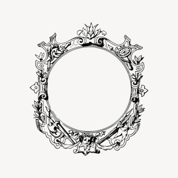 Decorative frame drawing, vintage illustration | Free Vector Illustration - rawpixel