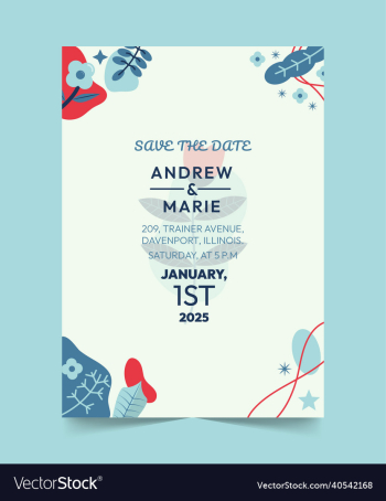 decorative hand drawn wedding invitation template decorative hand drawn wedding invitation template