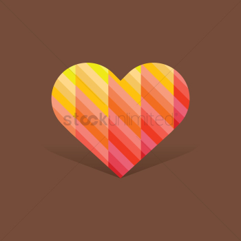 Decorative heart design Decorative heart design