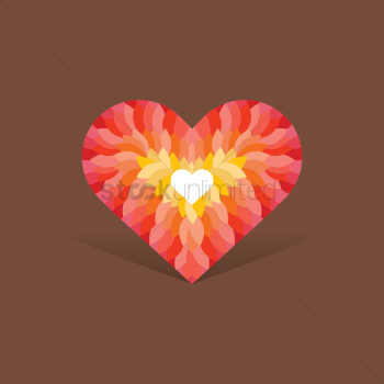 Decorative heart design Decorative heart design