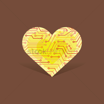 Decorative heart design Decorative heart design