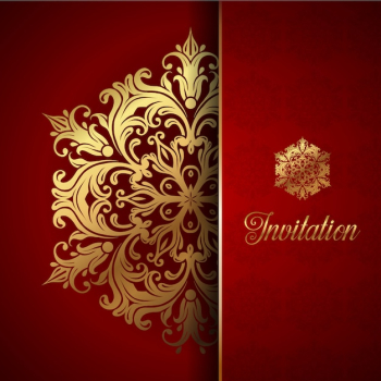 Decorative invitation background Decorative invitation background