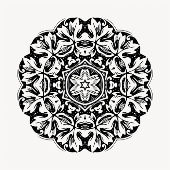 Decorative mandala decoration illustration clipart | Free Vector - rawpixel Decorative mandala decoration illustration clipart | Free Vector - rawpixel