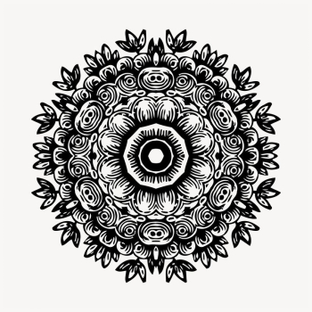 Decorative mandala decoration illustration clipart | Free Vector - rawpixel Decorative mandala decoration illustration clipart | Free Vector - rawpixel