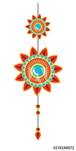 decorative mandala hanging ethnic boho style