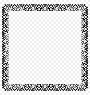 Decorative Ornamental Frame - Black And White Page Borders Printable Decorative Ornamental Frame - Black And White Page Borders Printable