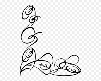 Decorative Swirl Clip Art - Page Borders In Word