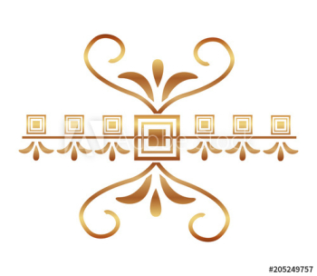 decorative swirl luxury golden flourishes vector illustration decorative swirl luxury golden flourishes vector illustration