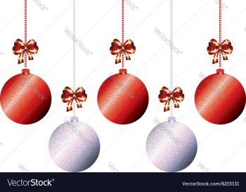 Decorative Xmas Balls8 vector image Decorative Xmas Balls8 vector image