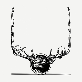 Deer, animal frame illustration psd. | Free PSD Illustration - rawpixel